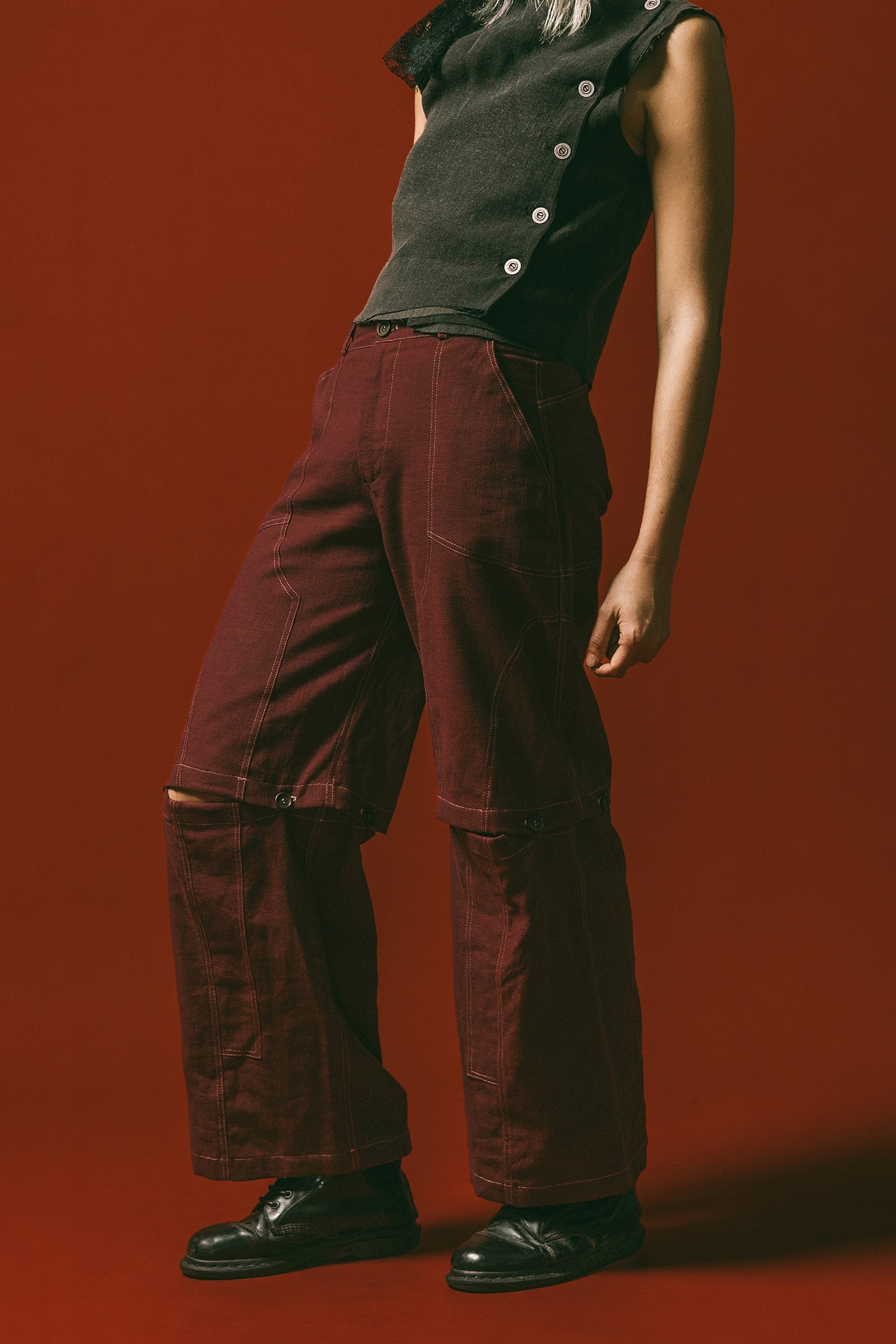 Splinter Pants (Burgundy)