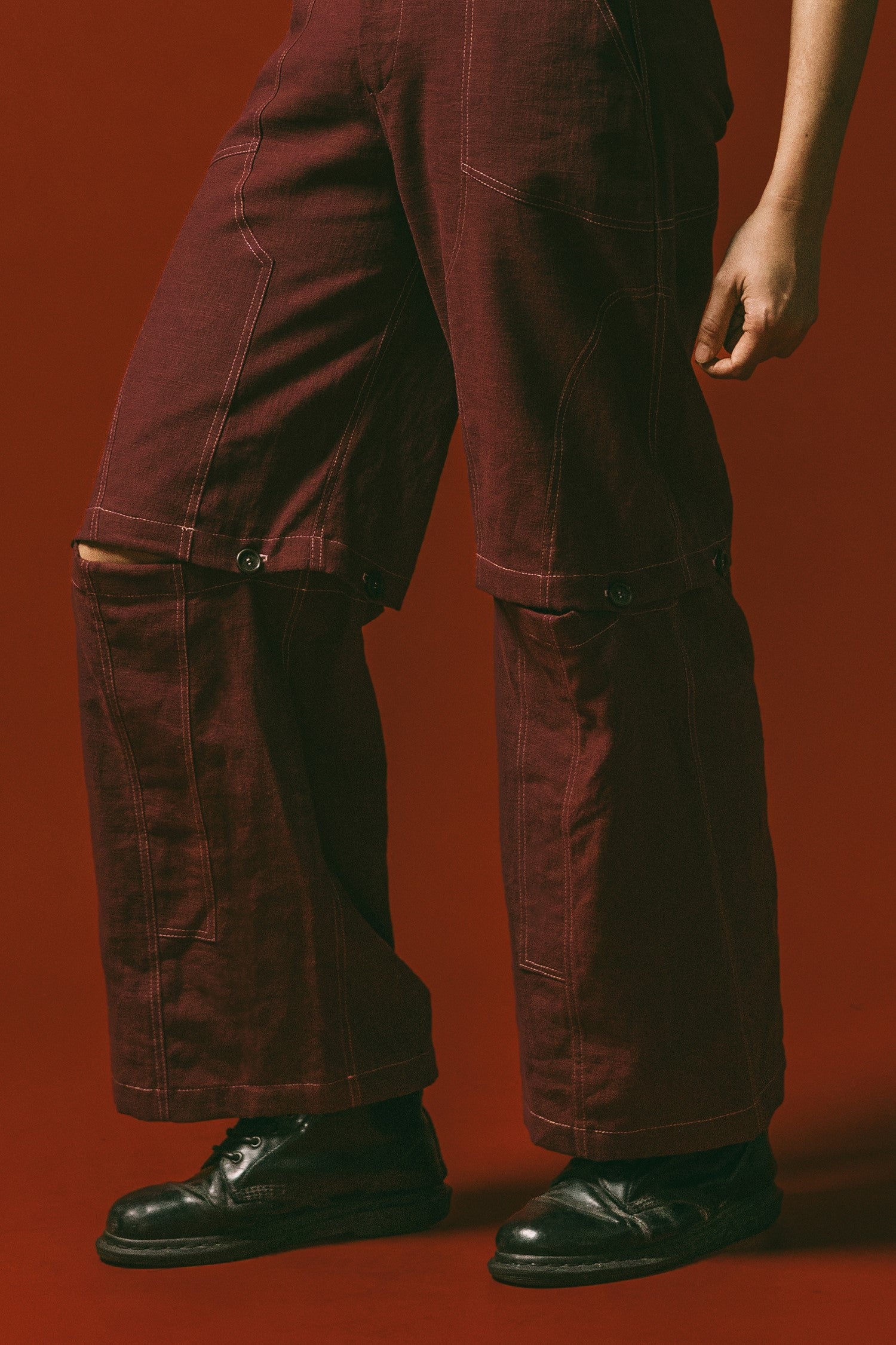 Splinter Pants (Burgundy)